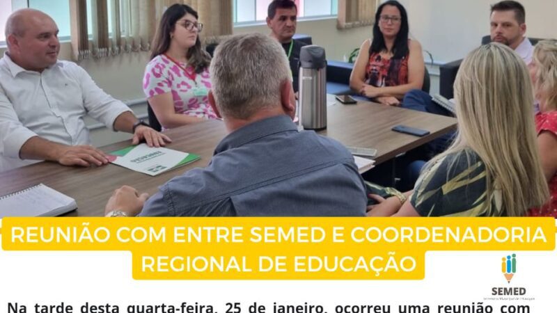 Transporte Escolar: reunião entre a Secretaria Municipal de Educação e Coordenadoria Regional de Educação