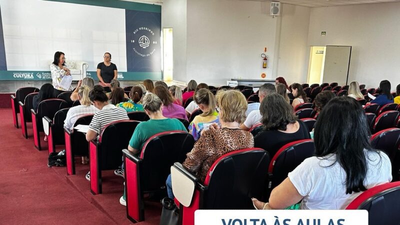 Secretaria de educação se prepara para a Volta as aulas em Rio Negrinho
