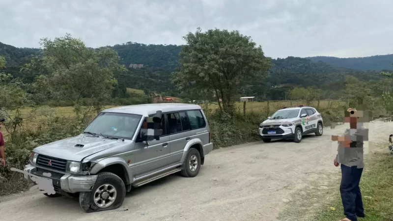 Acidente em Urubici deixa motociclista ferido