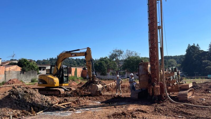 Avanço nas obras do Centro de Especialidades Médicas