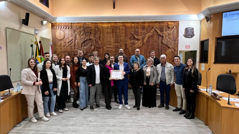 Reconhecimento ao Rotaract Club de São Bento do Sul  