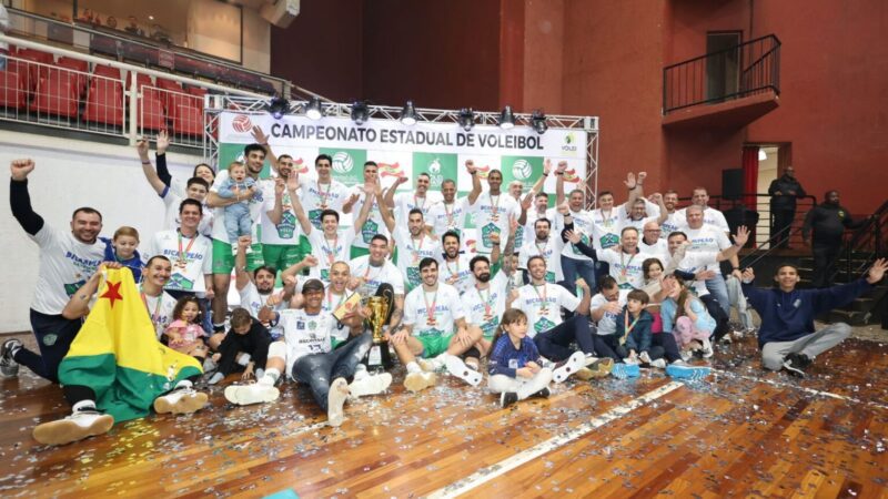 Joinville Vôlei, time patrocinado pela Tuper, é bicampeão e leva o título do estadual catarinense de 2024