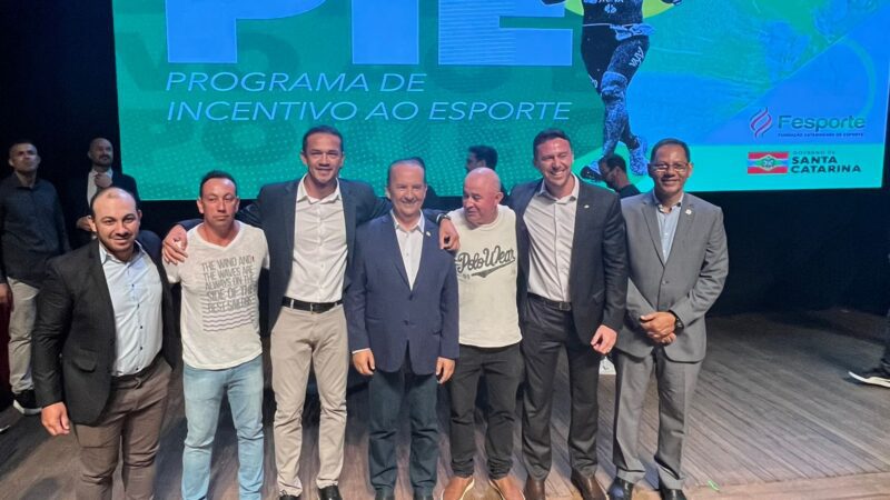 Lançamento do Programa de Incentivo ao Esporte marca nova era para o esporte catarinense