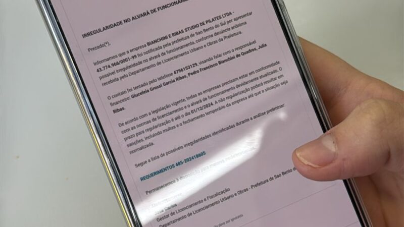 Golpe por e-mail circula na região de São Bento do Sul