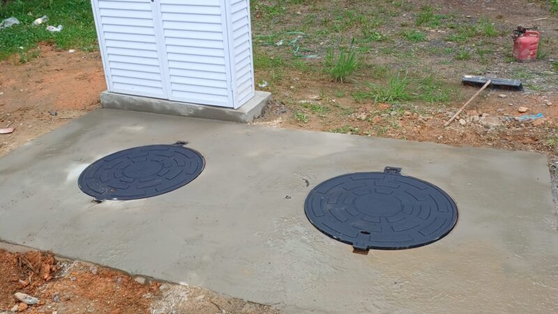 Finalização das obras de esgoto no bairro Serra Alta
