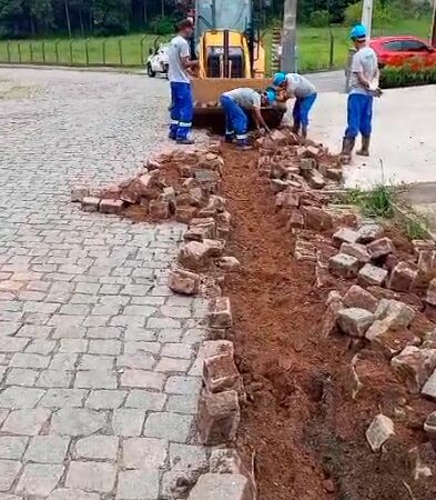 Samae realiza obras na Rua Francisco Pauli