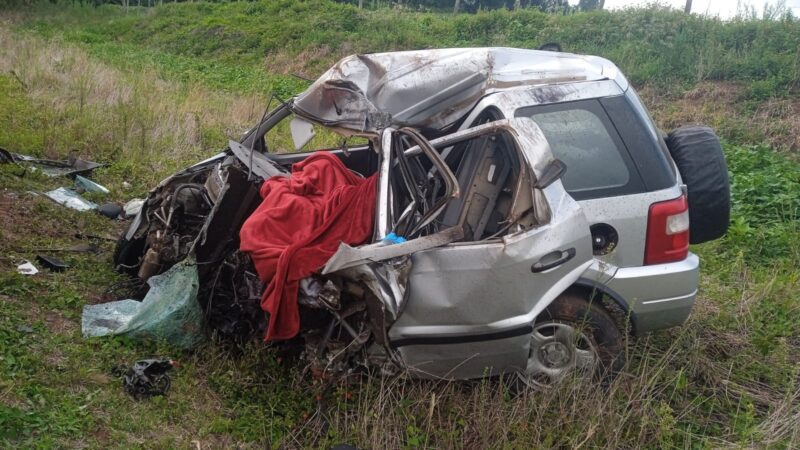 Colisão frontal na BR-280 em Irineópolis resulta em uma vítima fatal