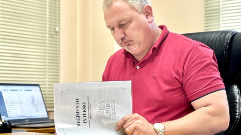 Mais transparência no Legislativo de São Bento do Sul