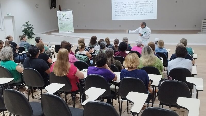 Climatério reúne grande número de mulheres