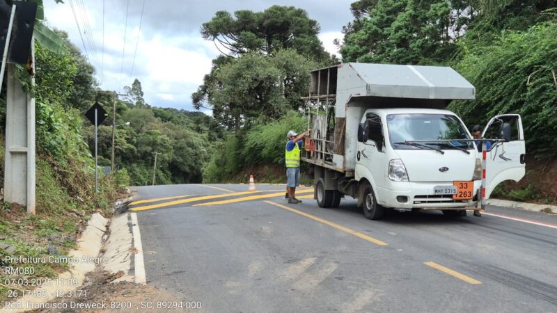 Lombadas na RM080 já estão concluídas e devidamente sinalizadas