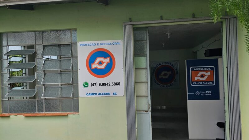 Defesa Civil de Campo Alegre está de casa nova!