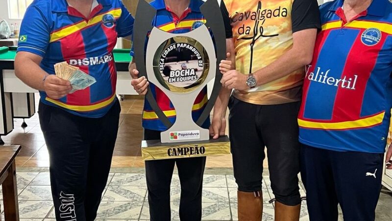 Sucesso absoluto: Taça Cidade Papanduva de Bochas reúne mais de 16 equipes para disputa do título!