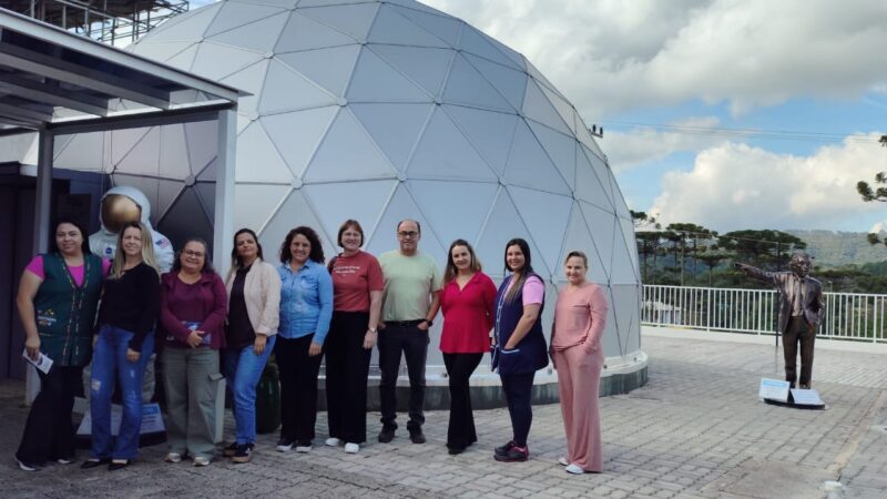 Diretores visitam Planetário de São Bento do Sul