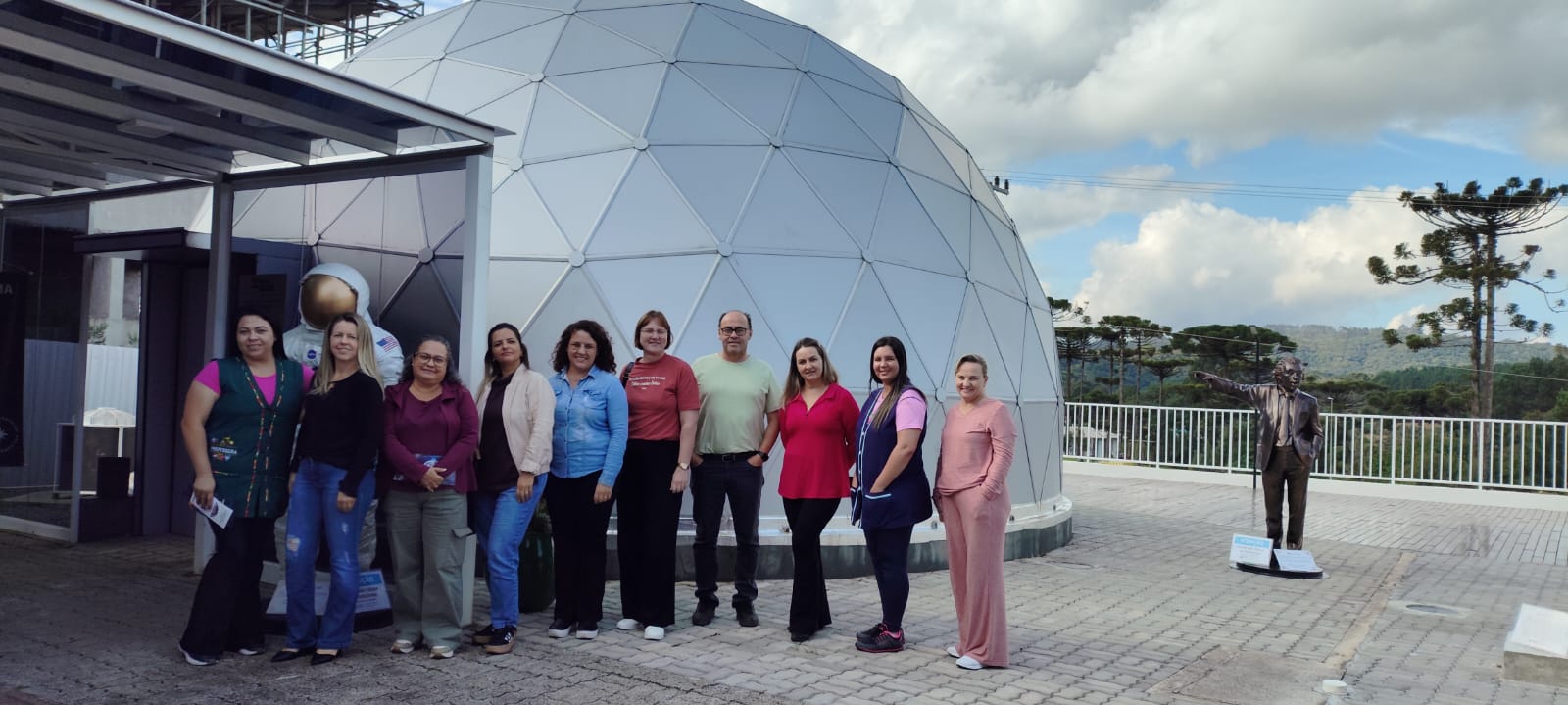 Diretores visitam Planetário de São Bento do Sul