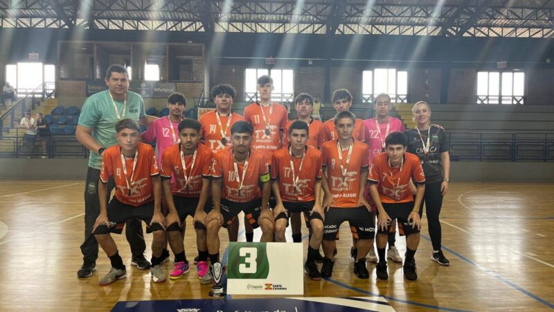 CME Campo Alegre garante vaga na fase regional dos Joguinhos Abertos no futsal masculino