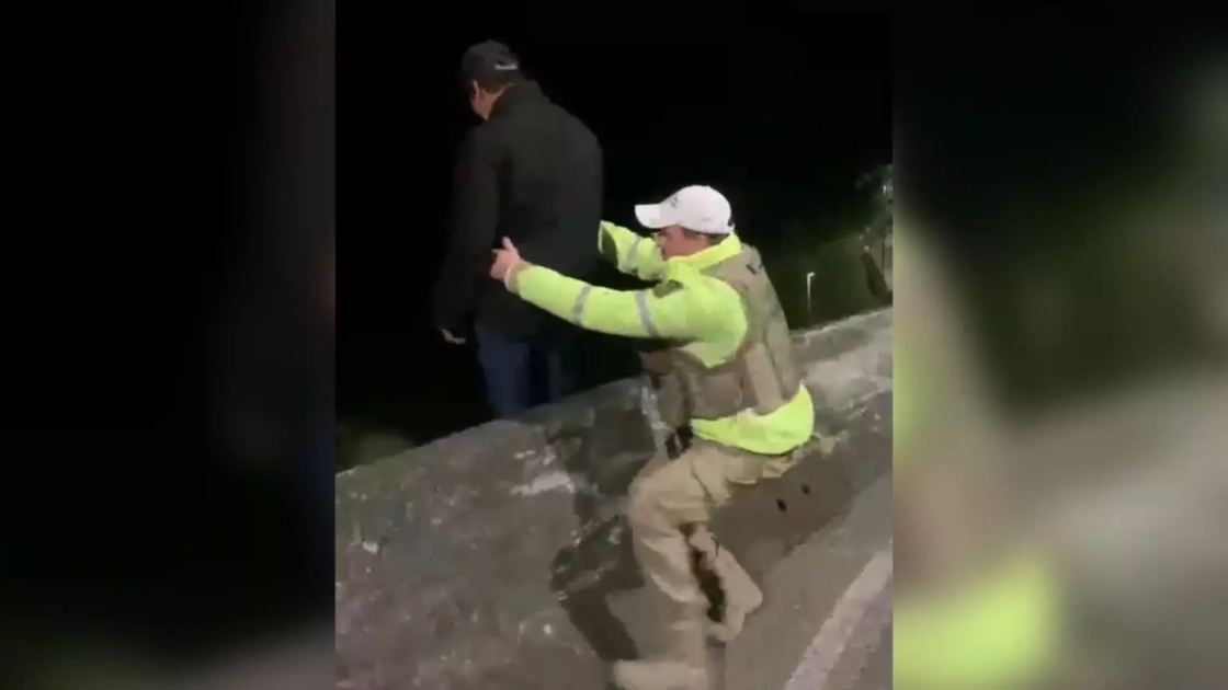 Policiais chegam no exato momento e salvam homem prestes a pular da Serra do Rio do Rastro