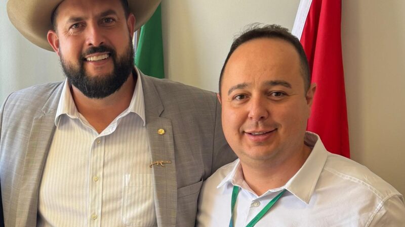 Assessor Pablo Raulino acompanha Deputado Zé Trovão em agendas com prefeitos do Norte de SC em Brasília