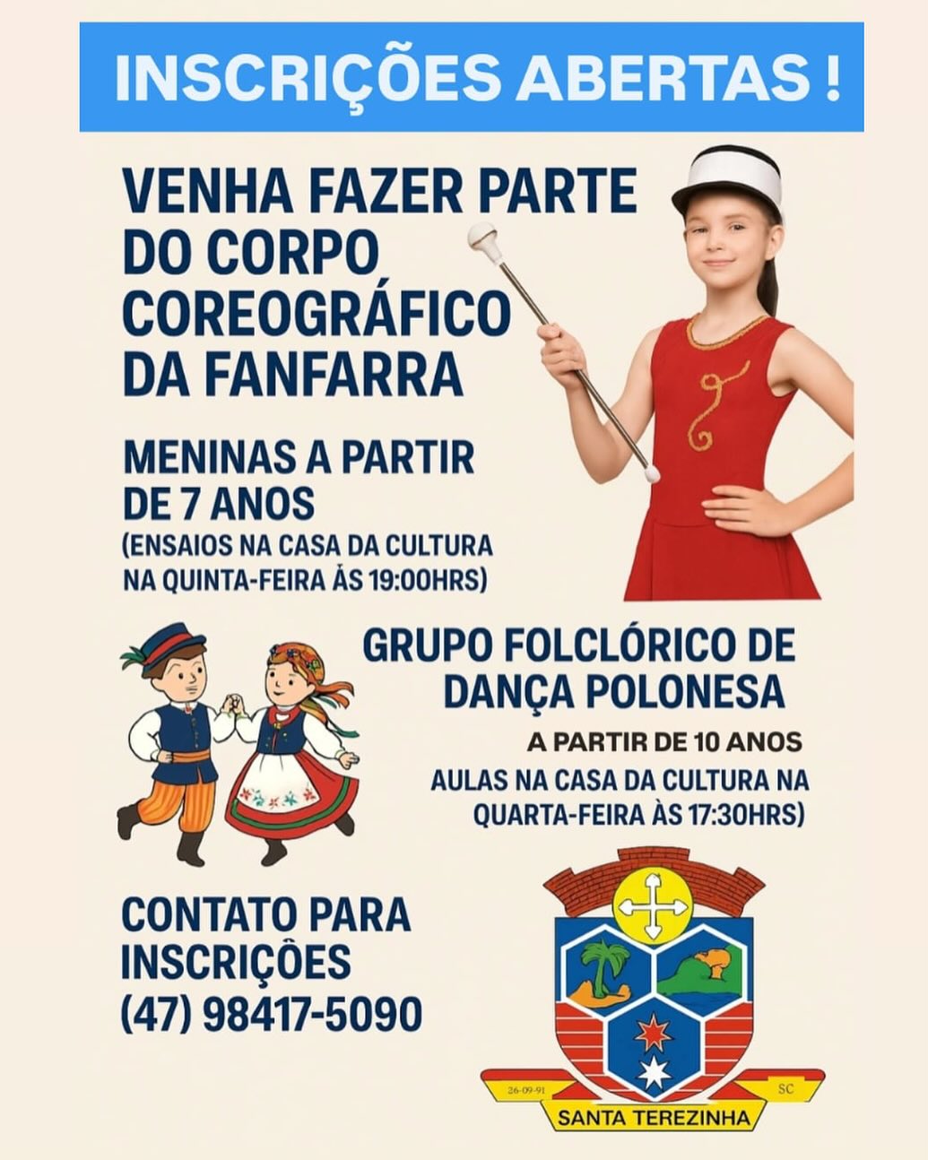 INSCRIÇÕES ABERTAS!