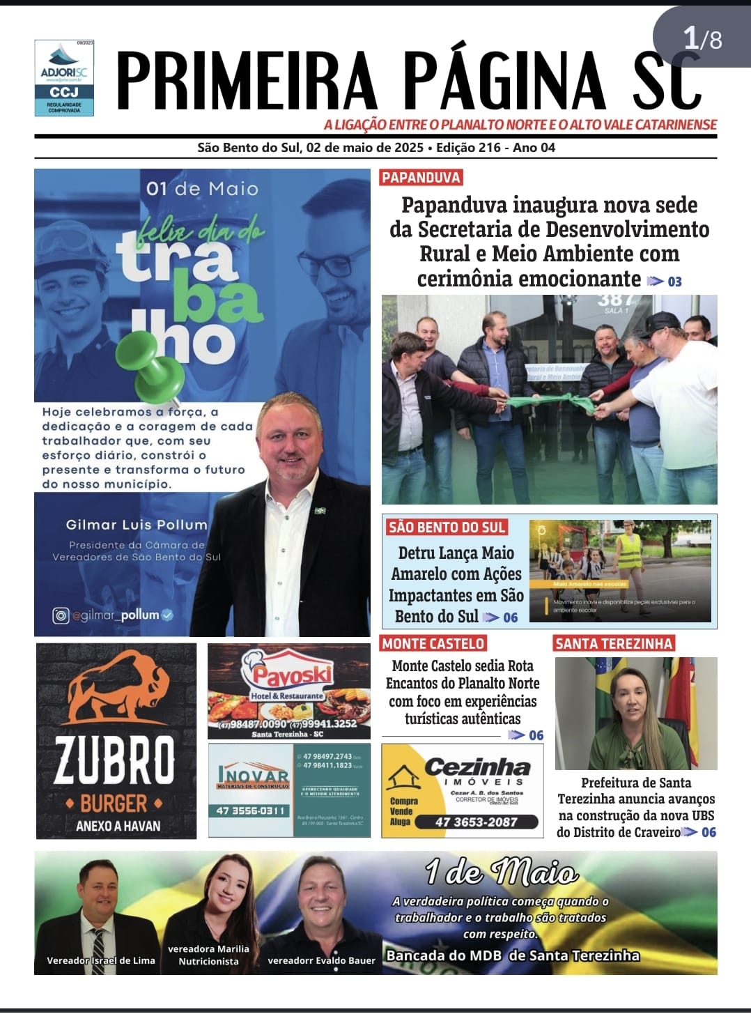Edição 216- 02/05/2025