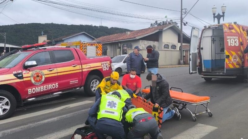 Acidente de trânsito mobiliza Corpo de Bombeiros em Porto União