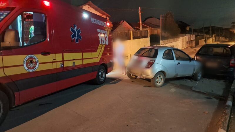 Homem Fica Ferido em Colisão Entre Veículos na Madrugada em São Bento do Sul
