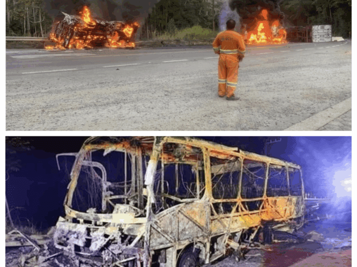 Tragédia na BR-280: duas mulheres morrem em acidente com micro-ônibus em Corupá