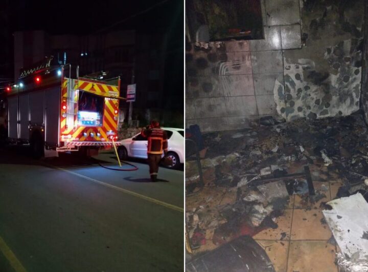 Homem tem 90% do corpo queimado em incêndio em Criciúma 
