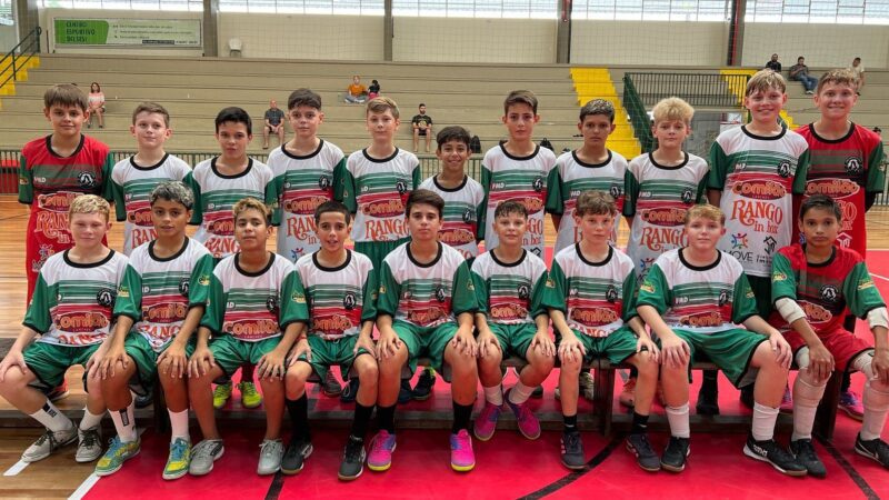 Futsal Sub 13 masculino terá jogos em casa dia 16 