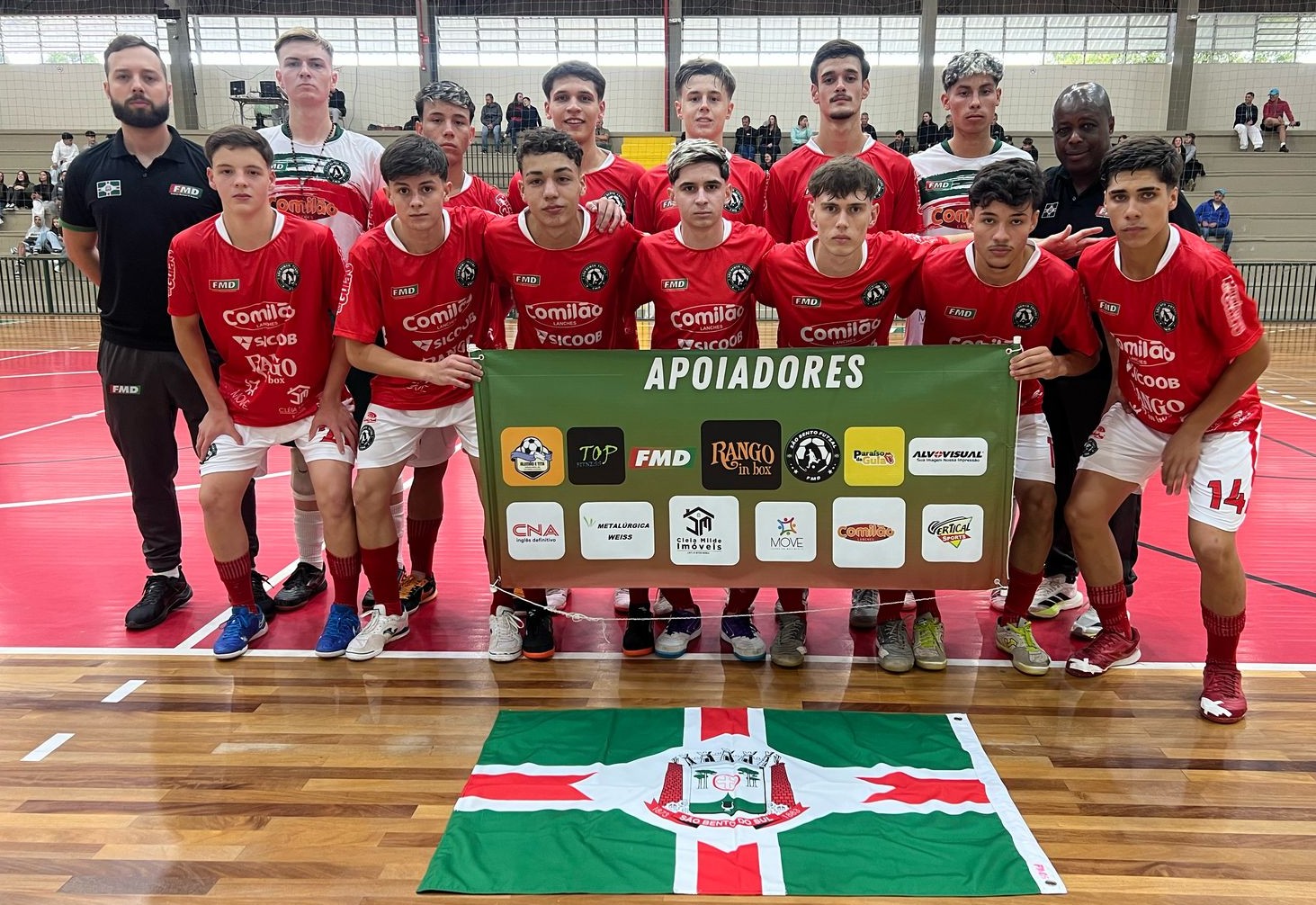 Futsal Sub 13 masculino teve rodada antecipada para sexta-feira (16) aqui em São Bento