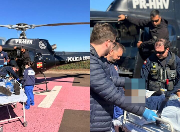 Trabalhador fica gravemente ferido em acidente com esteira em madeireira no Oeste de SC