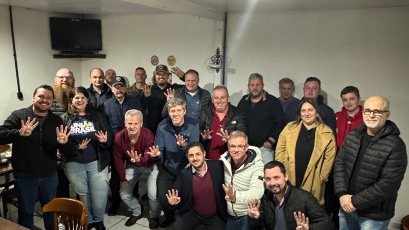 União Brasil de São Bento do Sul realiza reunião com presença do presidente estadual Gean Loureiro