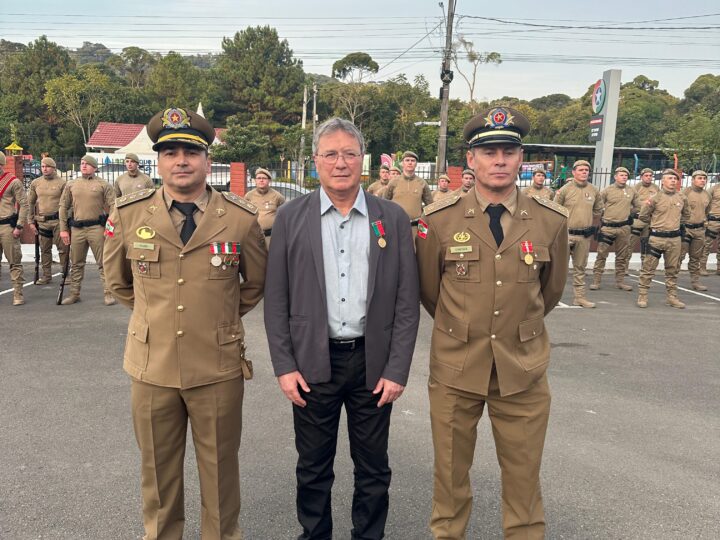 Administração Municipal participa da solenidade dos 190 anos da Polícia Militar de Santa Catarina