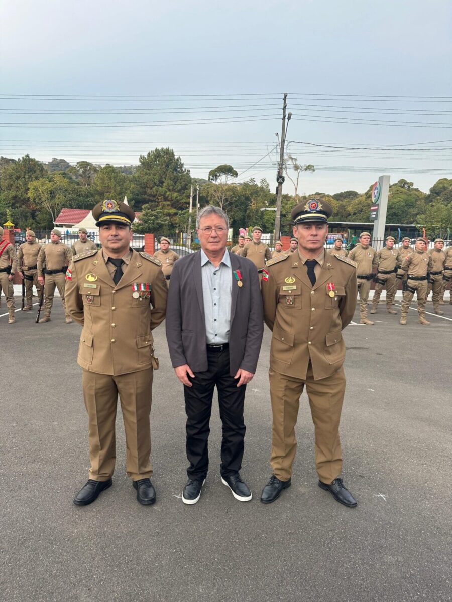 Administração Municipal participa da solenidade dos 190 anos da Polícia Militar de Santa Catarina