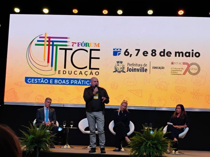 São Bento do Sul tem destaque no 7º Fórum TCE-SC Educação com seis boas práticas apresentadas