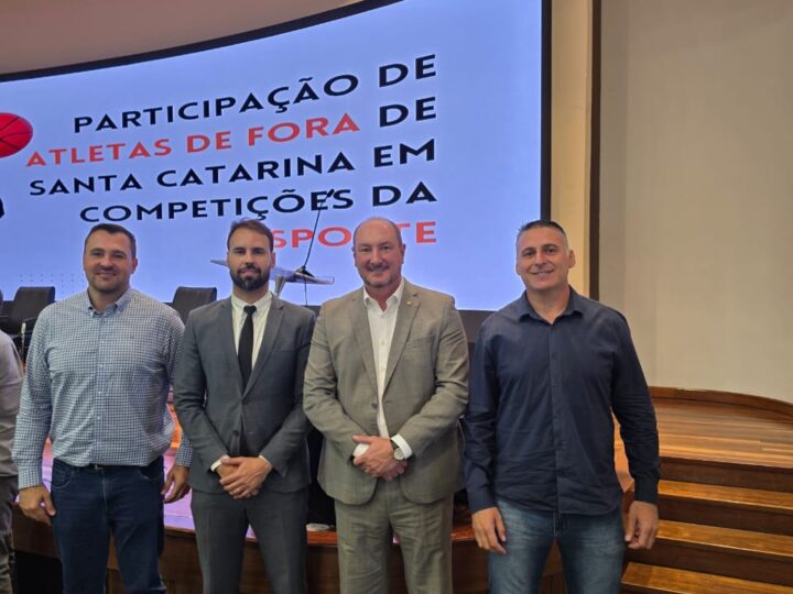 Representantes da Fundação Municipal de Desportos participam de audiência pública na Assembleia Legislativa de SC