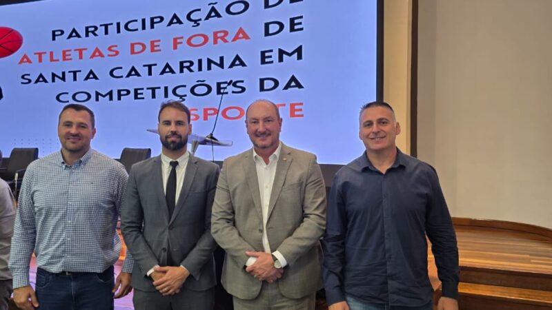 Representantes da Fundação Municipal de Desportos participam de audiência pública na Assembleia Legislativa de SC