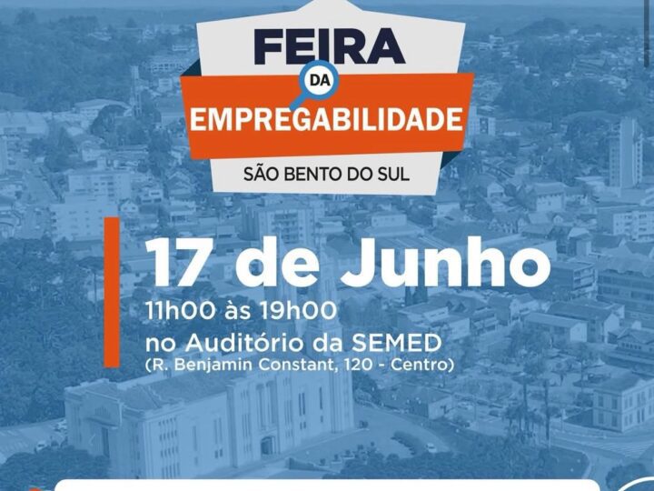 Feira da Empregabilidade de São Bento do Sul abre inscrições para empresas
