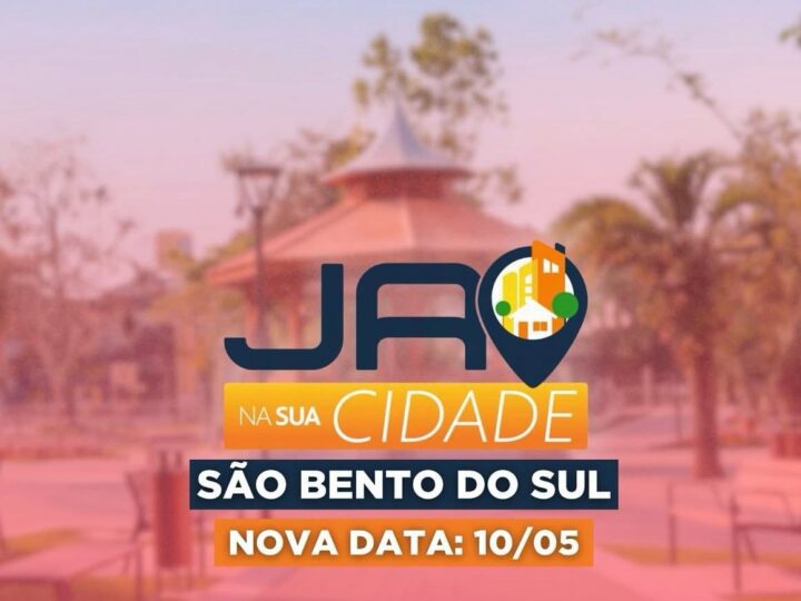 Neste sábado tem gravação AO VIVO do Jornal do Almoço em São Bento do Sul!