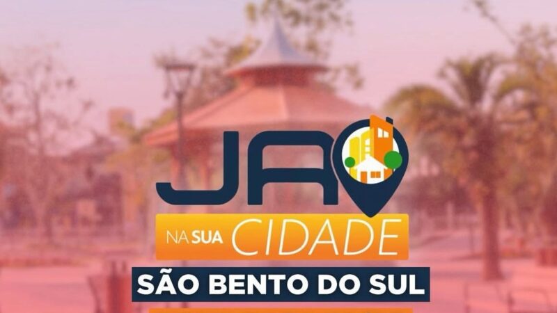Neste sábado tem gravação AO VIVO do Jornal do Almoço em São Bento do Sul!