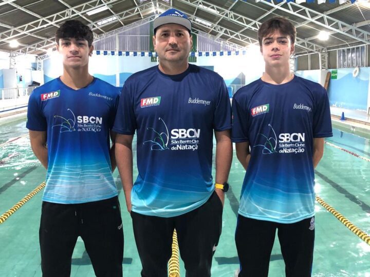 Dois jovens talentos do São Bento Clube de Natação (SBCN) / FMD / Buddemeyer estão prontos para fazer história no cenário nacional