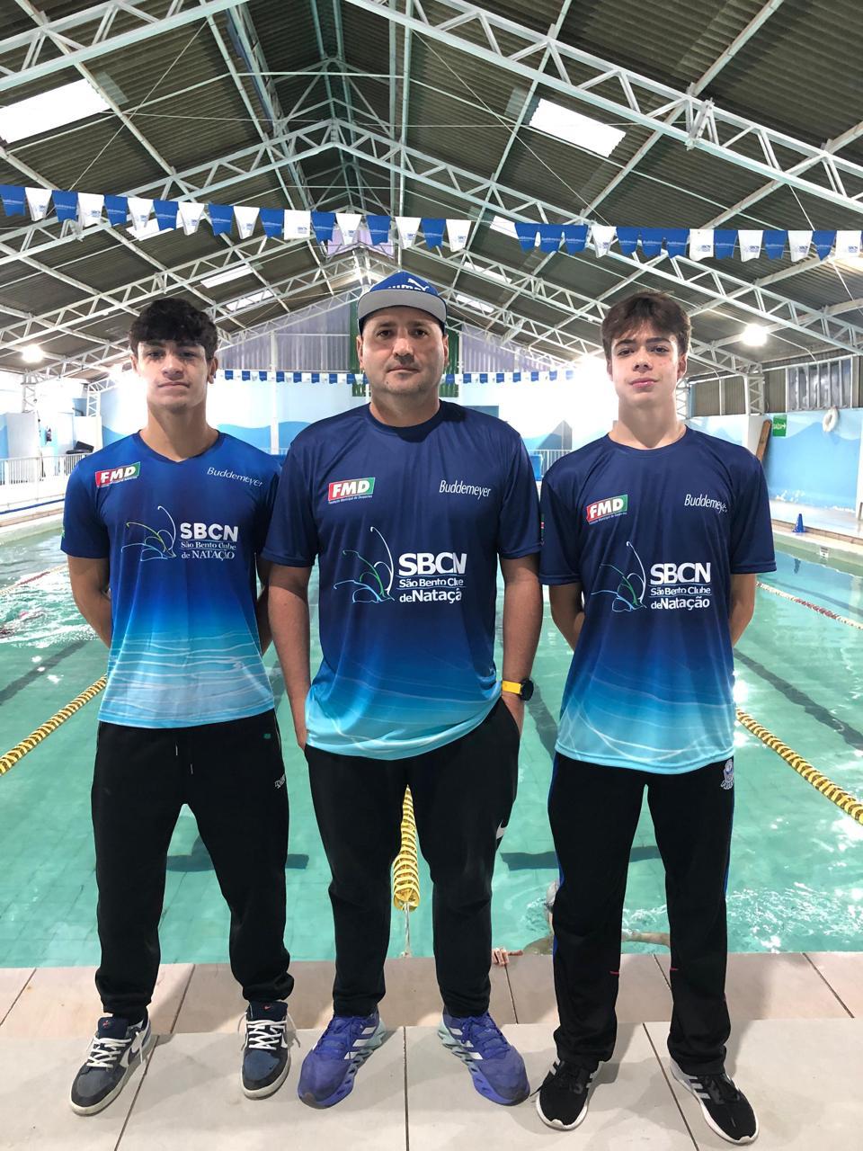Dois jovens talentos do São Bento Clube de Natação (SBCN) / FMD / Buddemeyer estão prontos para fazer história no cenário nacional