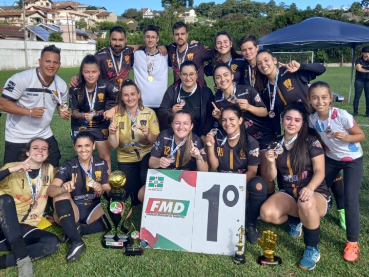 Pumas é tri campeão do Municipal de Suíço Feminino
