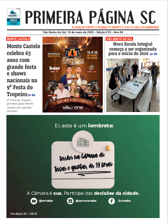 Edição 218- 16/05/2025