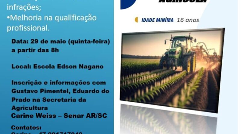 Prefeitura de Monte Castelo convida para Treinamento de Legislação Aplicada ao Transporte Agrícola: Vagas Limitadas!