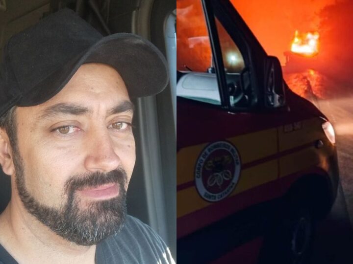 Quem é motorista que morreu carbonizado em acidente com caminhão de porcos na BR-282