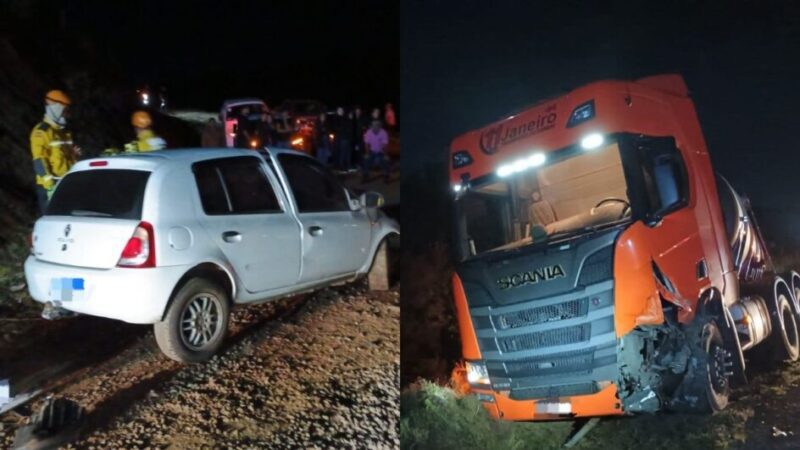 Empresário morre em grave acidente entre carro e caminhão na SC-350 no Meio-Oeste de SC