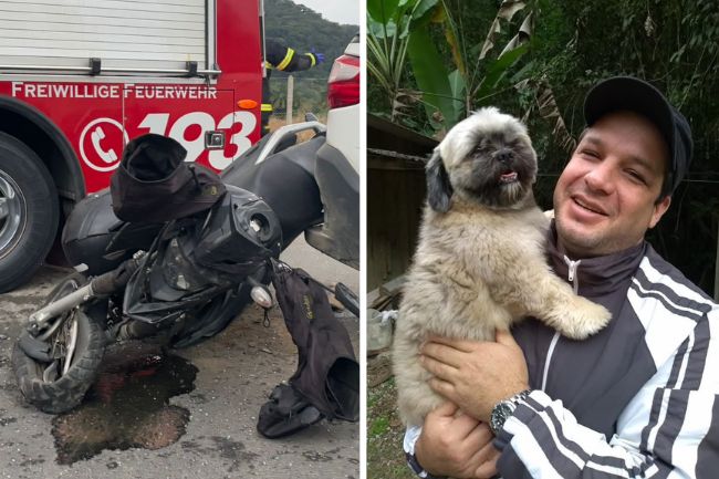 Motociclista morre em grave acidente em Pomerode