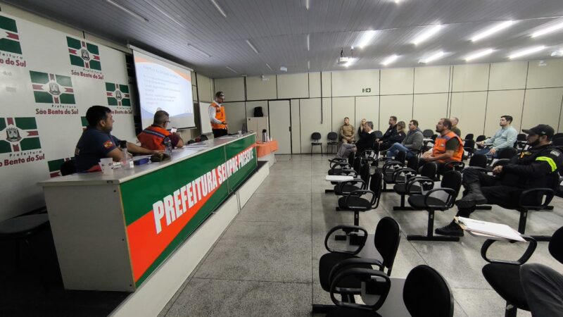 Simulado de Alagamento Mobiliza Forças de Segurança e Órgãos Públicos em São Bento do Sul