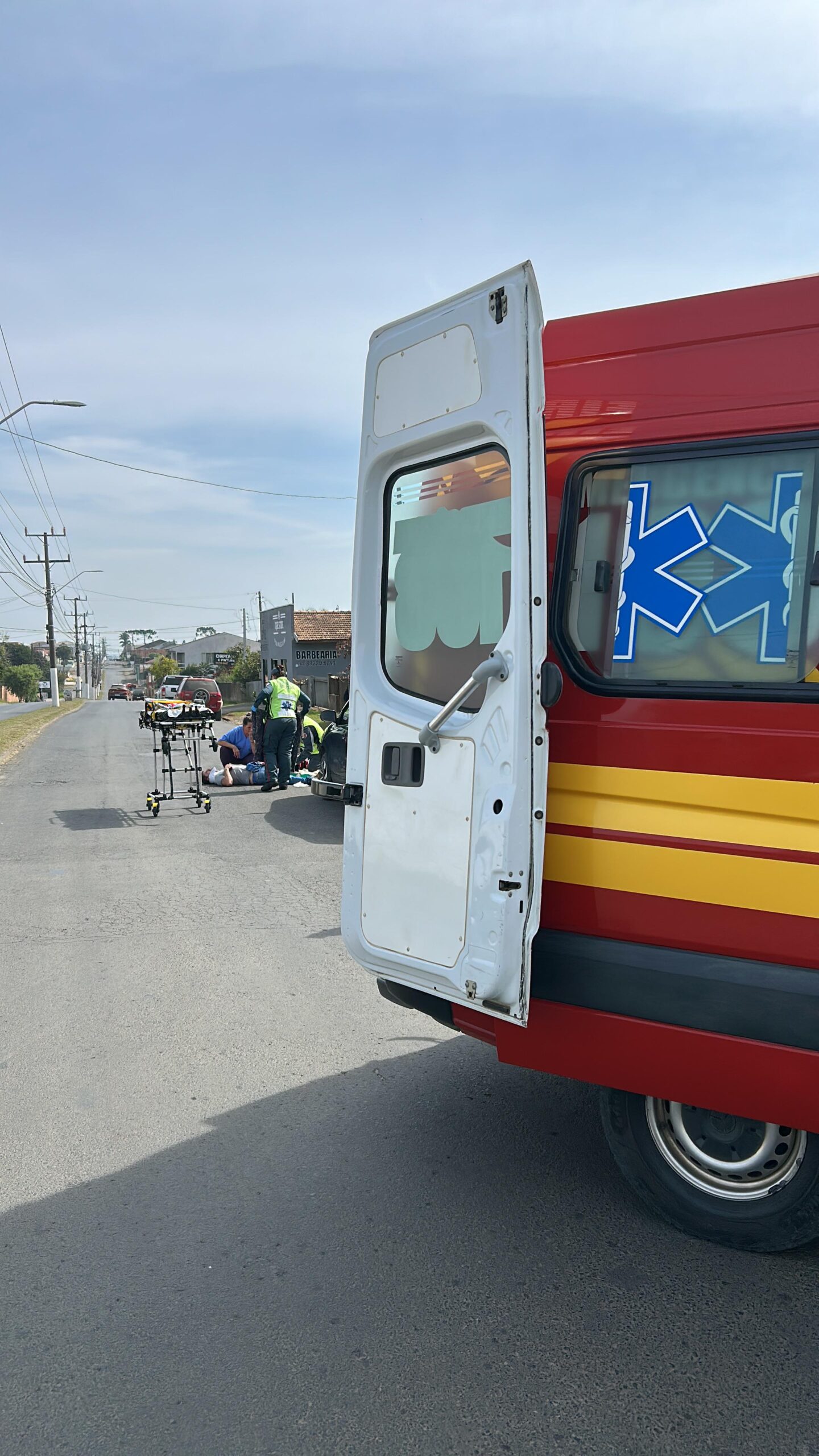 Ciclista Fica Ferido em Colisão com Automóvel em Papanduva