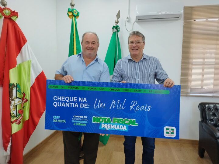 Morador do Centro é contemplado com R$ 1 mil na campanha “Nota Fiscal Premiada”